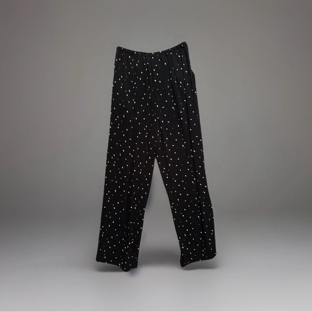 Tavik Black and White Polka Dot Pants Size S - Picture 2 of 2